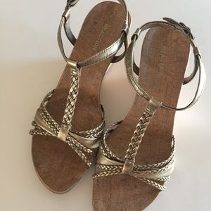 Kenneth Cole Reaction Wedge Slingback Heels 8.5